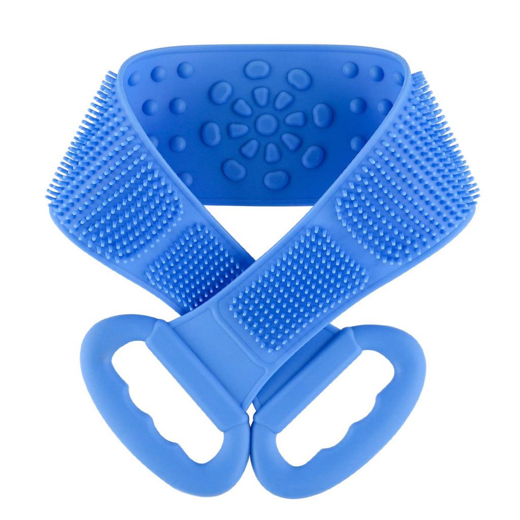 Silicone Body Back Scrubber – Double-Sided Deep Clean Bath Brush