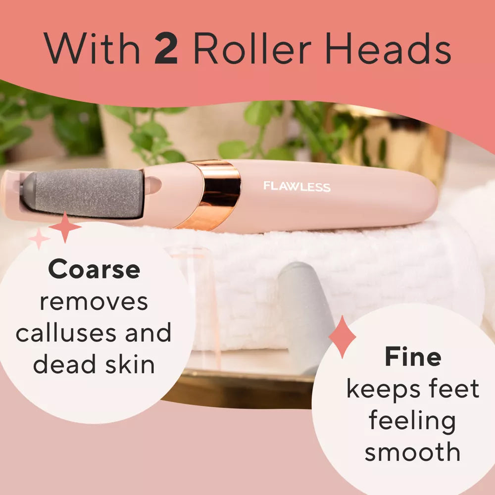 Flawless Pedi™ Electronic Foot File & Callus Remover
